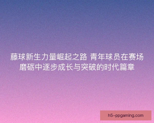 藤球新生力量崛起之路 青年球员在赛场磨砺中逐步成长与突破的时代篇章